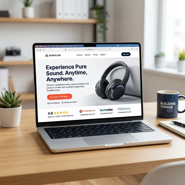Produkt-Landingpage